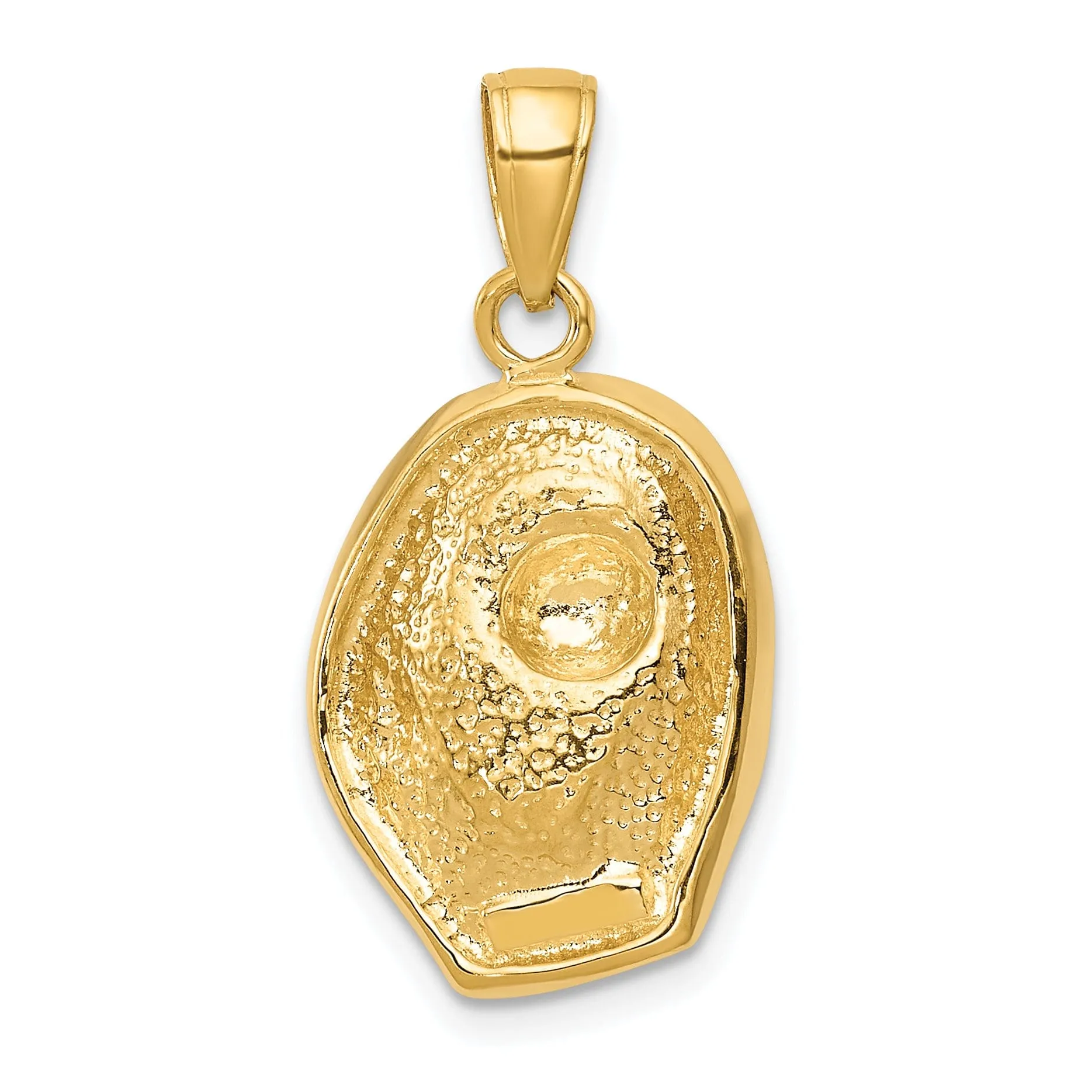 14k Yellow Gold Baseball Glove and Ball Pendant
