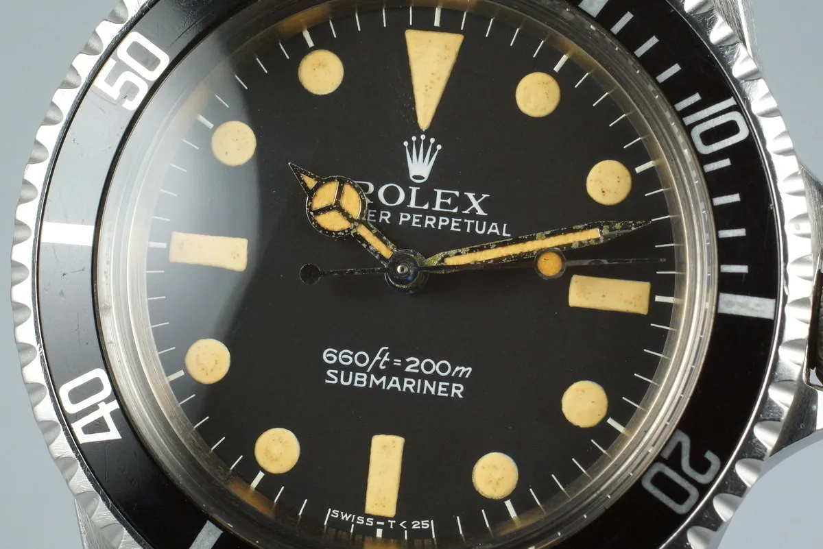 1978 Rolex Submariner 5513 Mark I Dial