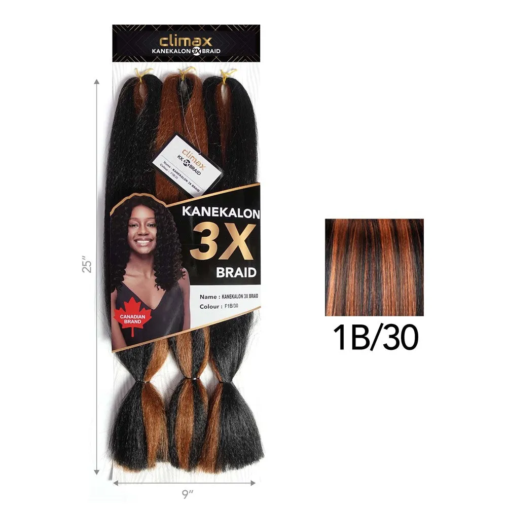3X Kanekalon Braid 25"
