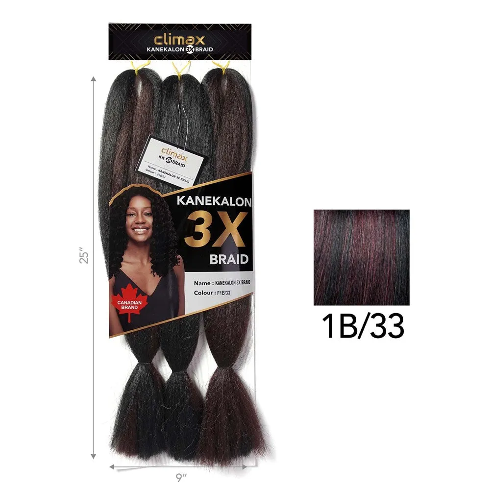 3X Kanekalon Braid 25"