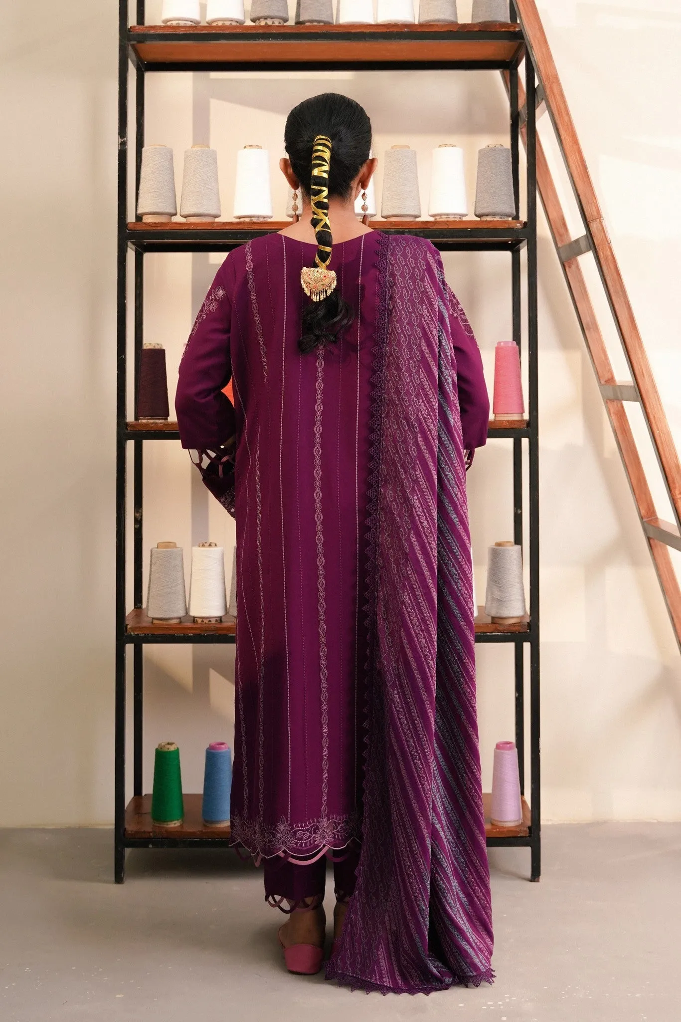 Aabyaan Miraal Embroidered Linen Collection – FASANA (AW-05)
