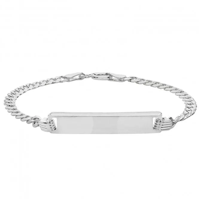 Acotis Silver Babies Curb ID Bracelet G2452
