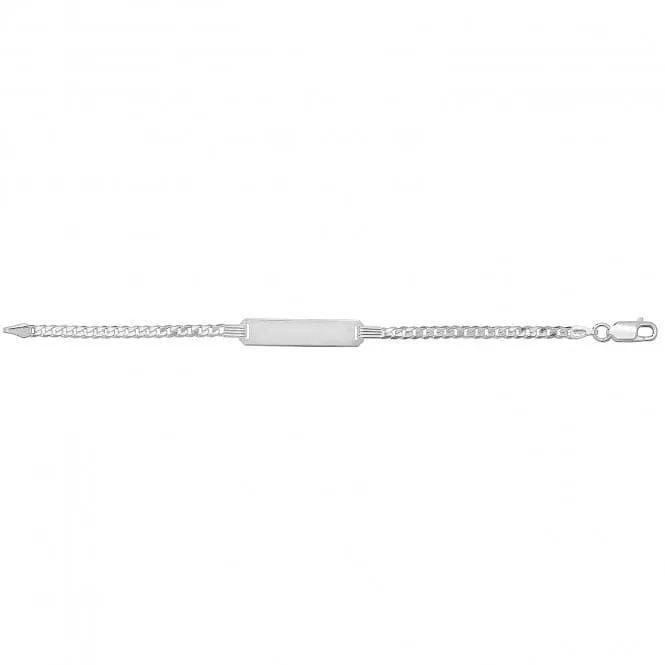 Acotis Silver Babies Curb ID Bracelet G2452