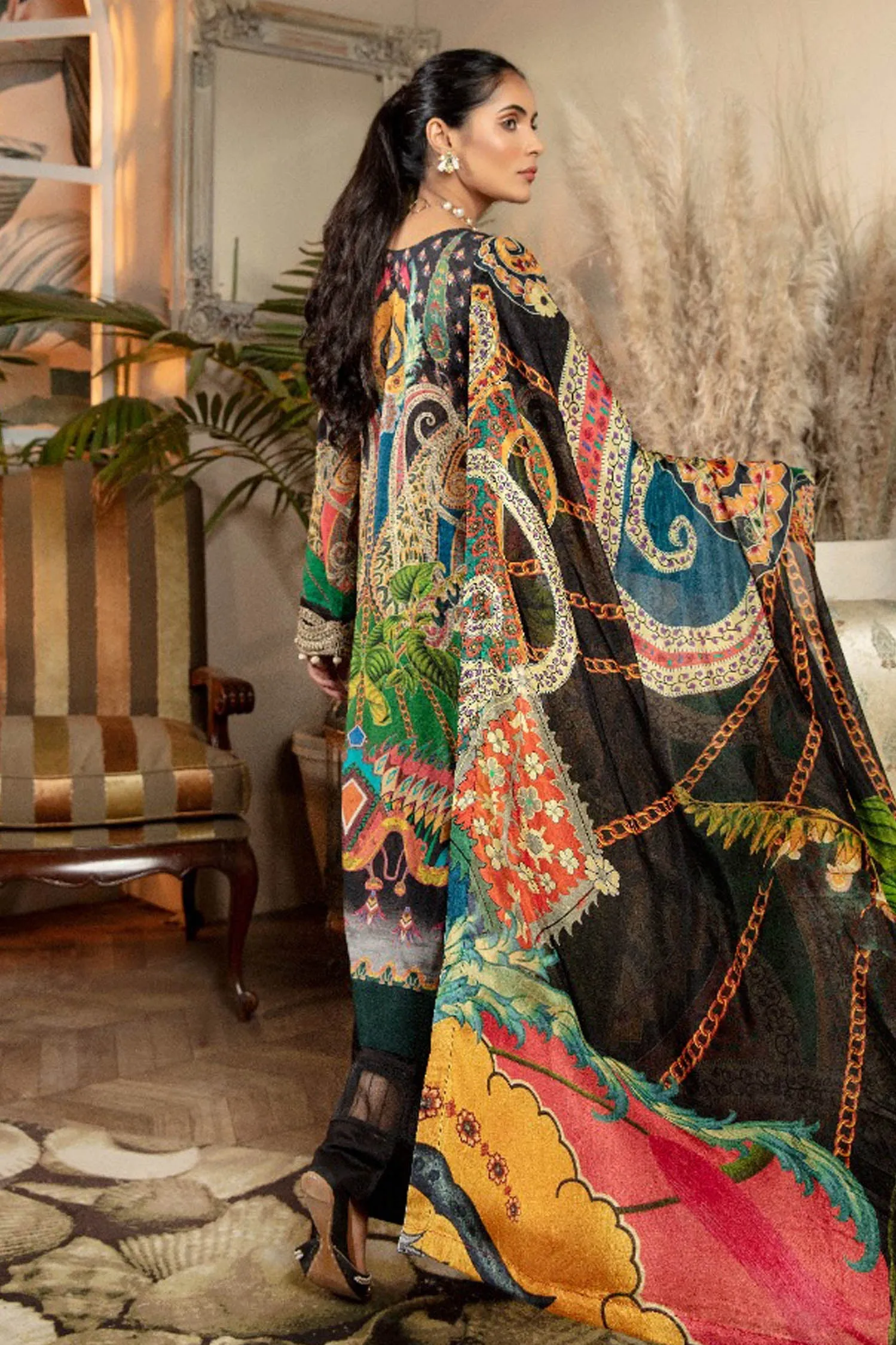 Adan's Libas Ibtida Embroidered Lawn Collection – Mineral Green