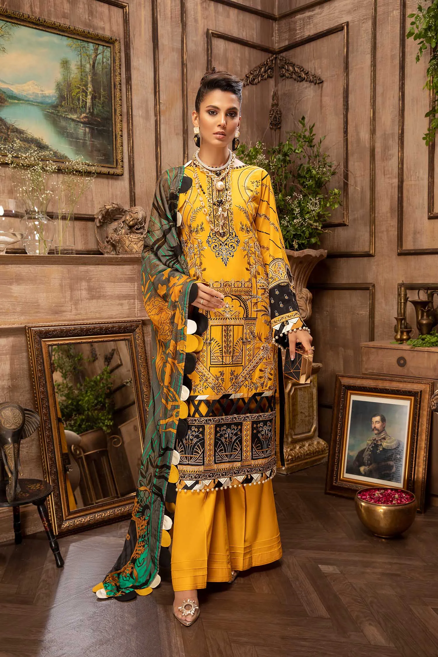 Adan's Libas Majestic Festive Lawn Collection – Majical Weave