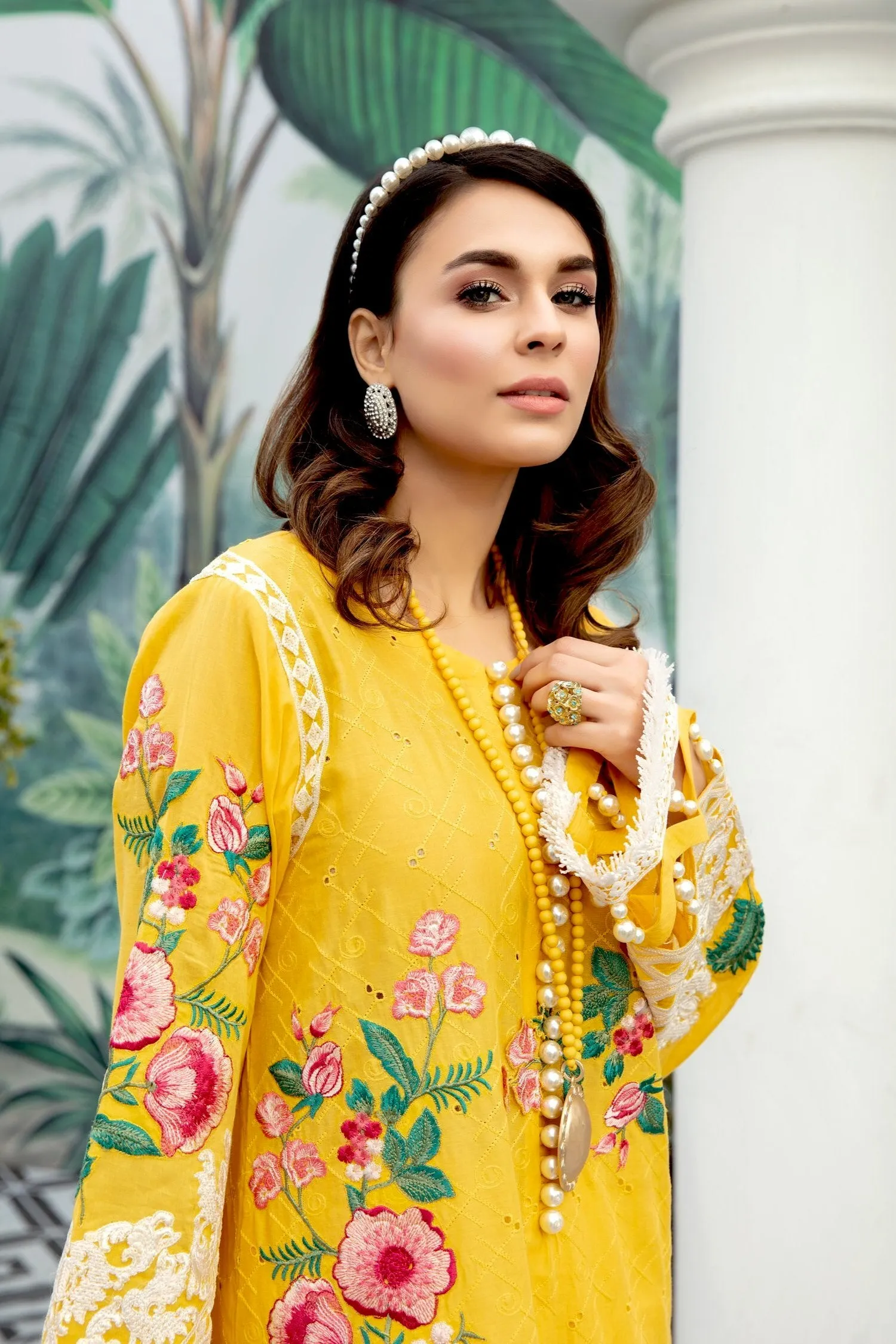 Adan's Libas Schiffli Embroidered Lawn Collection – Honeycomb Heaven