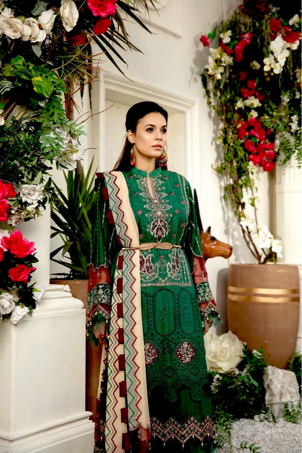 Adan's Libas · Wisteria Schiffli Embroidered Lawn Collection – Erin