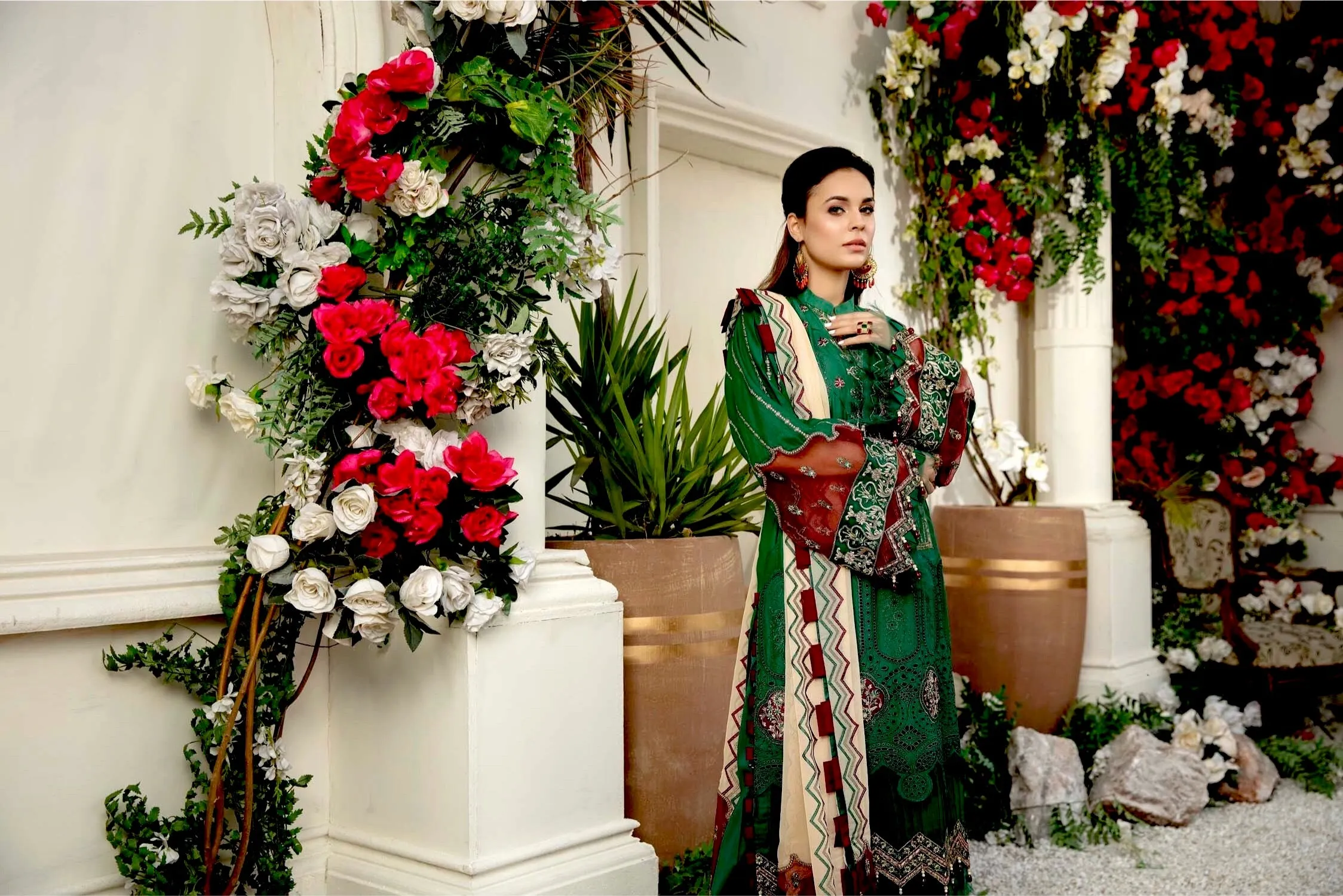 Adan's Libas · Wisteria Schiffli Embroidered Lawn Collection – Erin