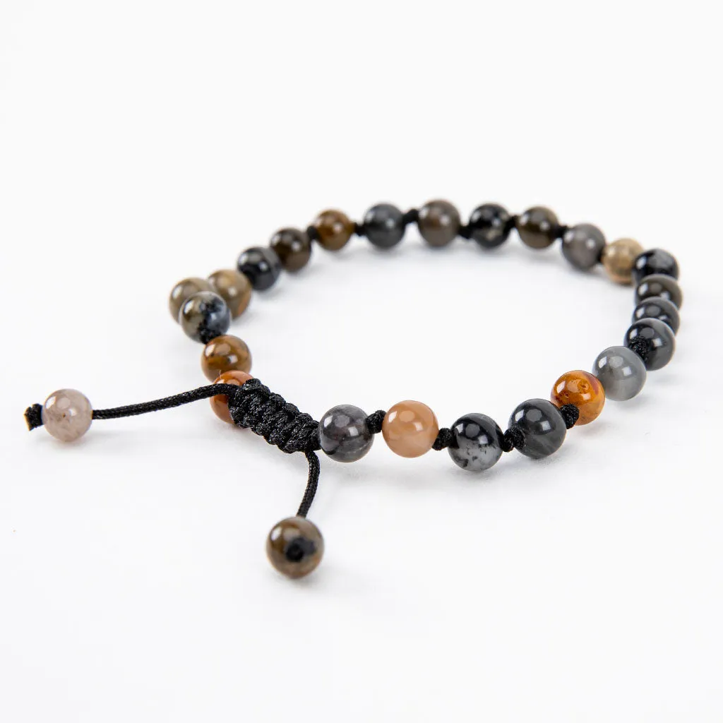 Adjustable Jasper Stone Bracelet