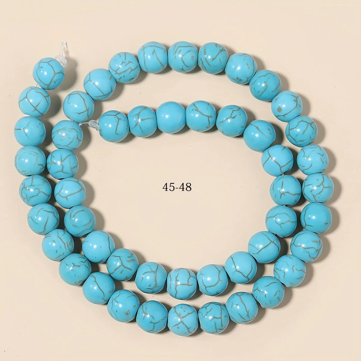 Artificial Turquoise Beads for DIY Jewelry Making  Multiple Sizes