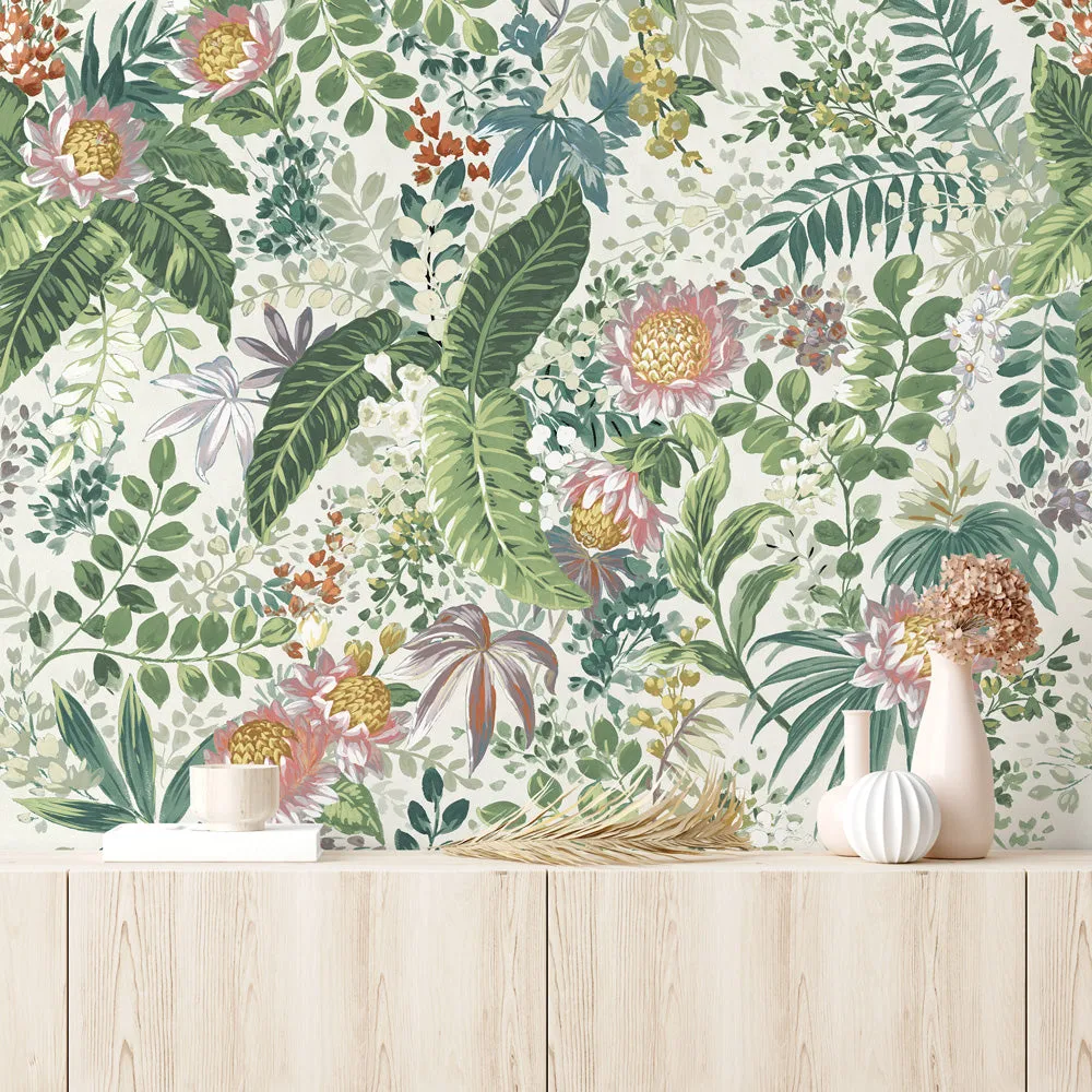 Beverly Floral Peel and Stick Wall Mural