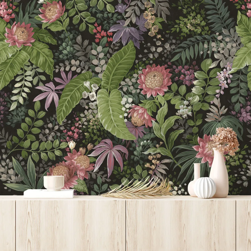 Beverly Floral Peel and Stick Wall Mural