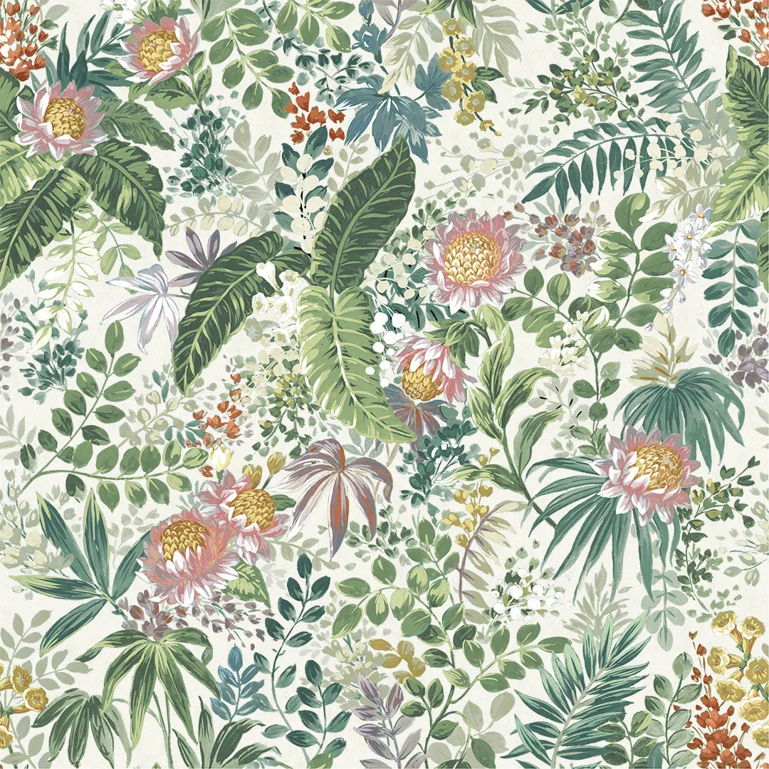 Beverly Floral Peel and Stick Wall Mural