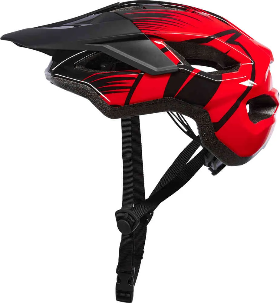 Bicycle helmet Matrix Split Oneal, black red