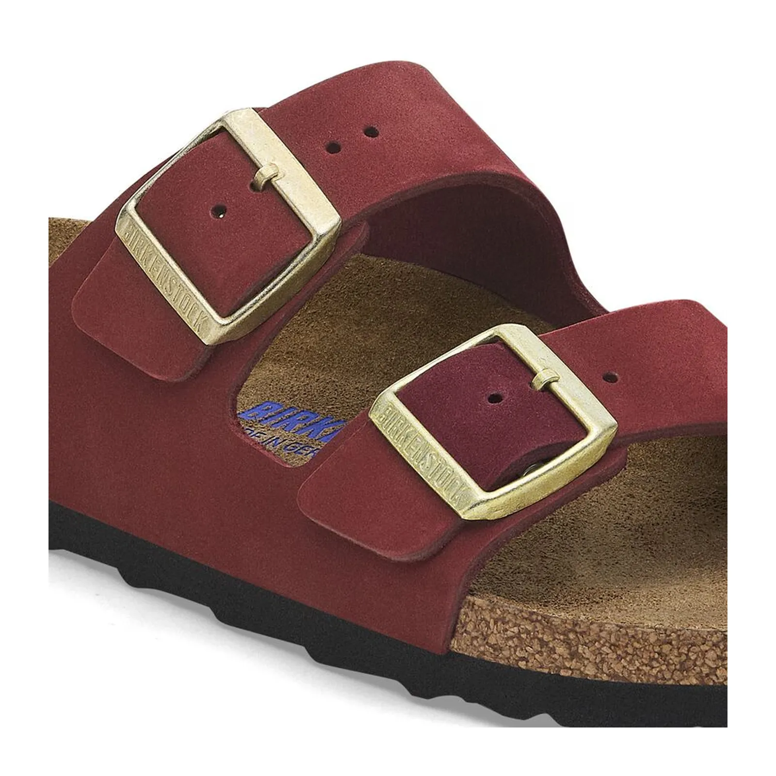 Birkenstock Arizona Soft Footbed Slide Sandal (Women) - Zinfandel Nubuck