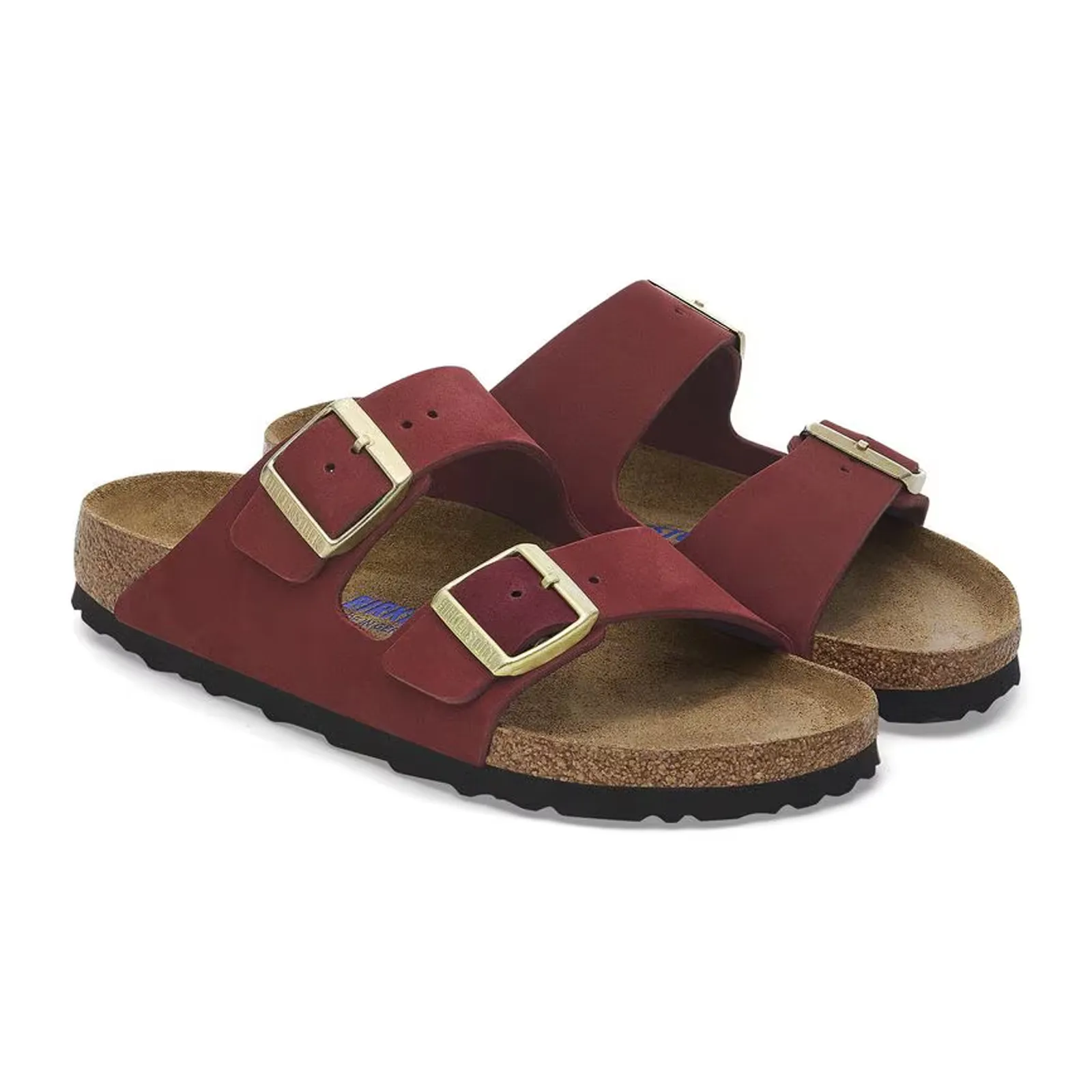 Birkenstock Arizona Soft Footbed Slide Sandal (Women) - Zinfandel Nubuck