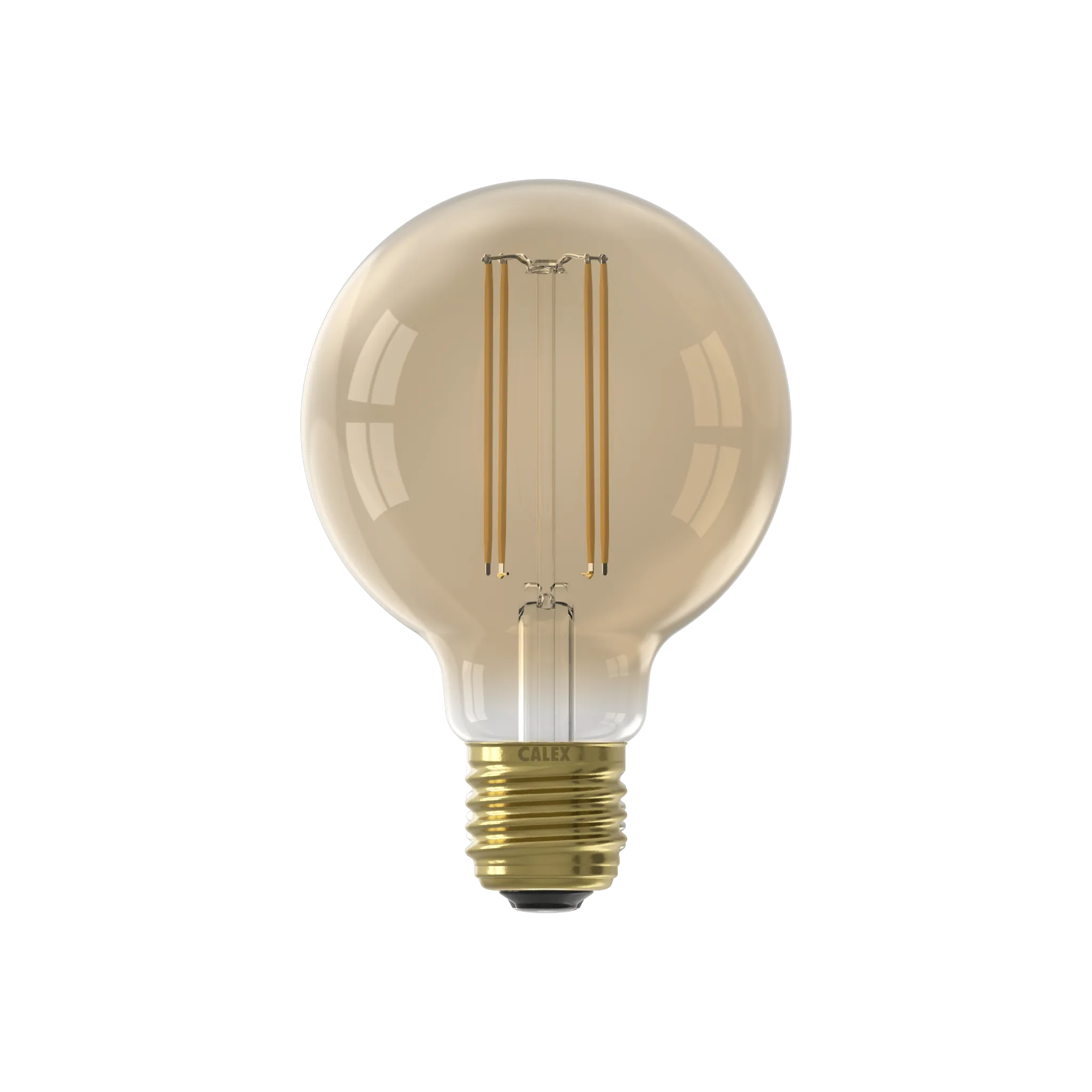 Calex Warm Filament LED Lamp - E27 - G80 - Gold - 3.5W - Dimmable
