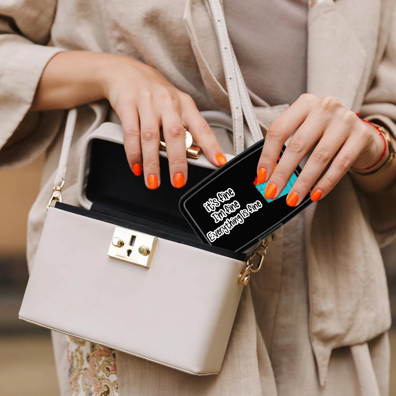 Card Holder Credit Cards Holder for Women RFID wallet women Business Card Holder Wallet Mini Aluminum Card Wallet RFID Blocking Slim Metal Hard Card for Women, Art Dumpster