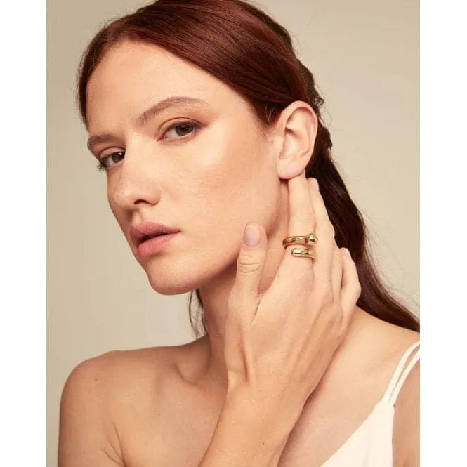 Comeback 18k Gold Plated Ring