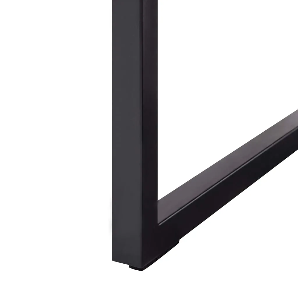 Corner Sofa Black Fabric