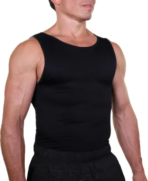 Esteem Apparel EliteSlim Men's Compression Shirt to Hide Gynecomastia Moobs Abs Chest Stomach Slimming Shapewear