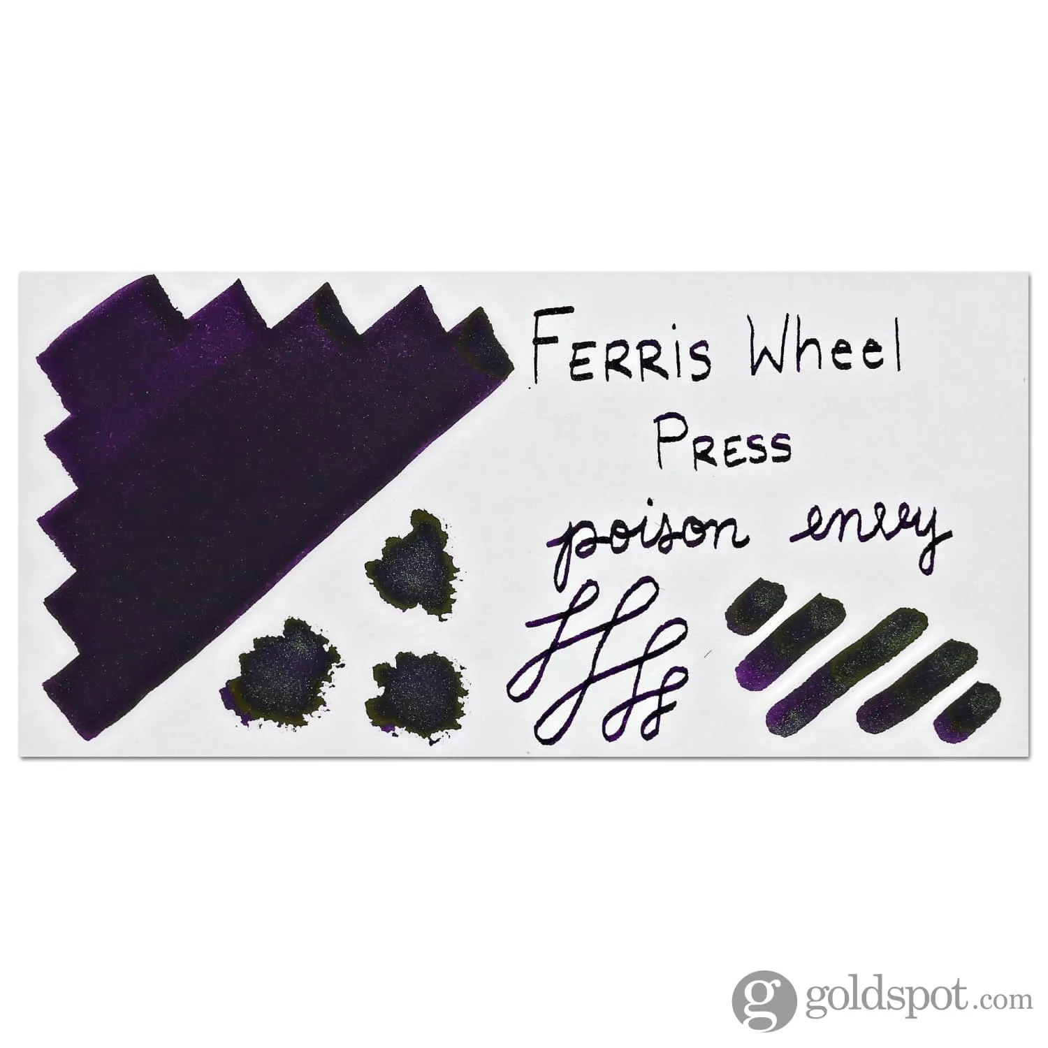 Ferris Wheel Press Bottled Ink in Poison Envy - 20 mL