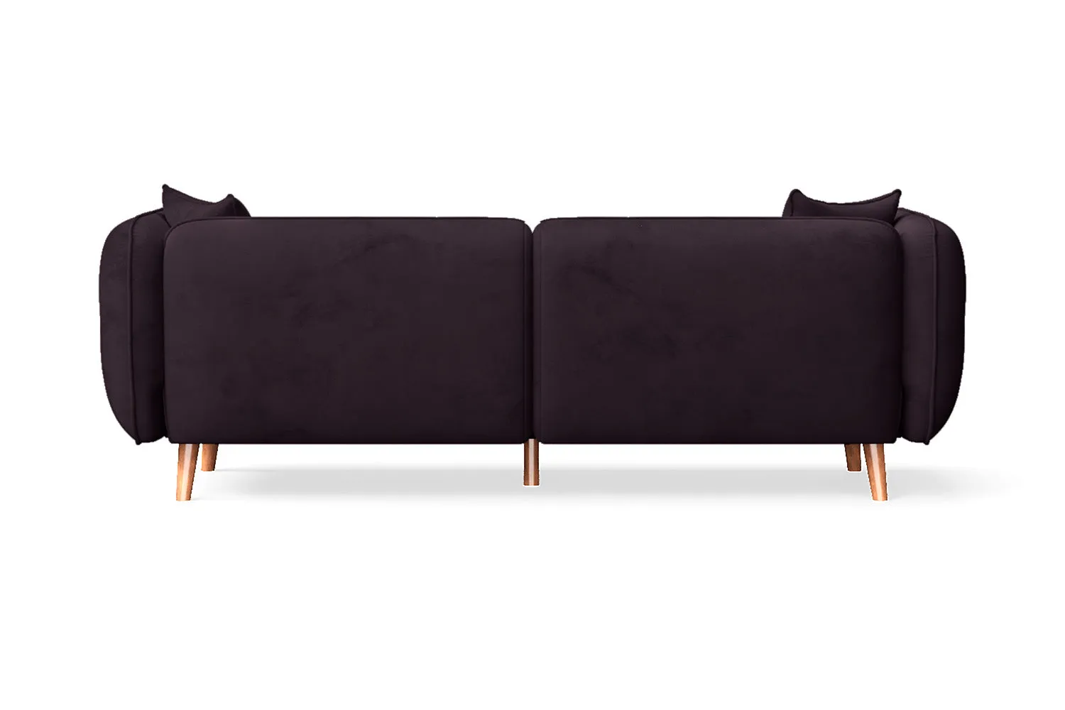 Florence 3 Seater Sofa Purple Velvet