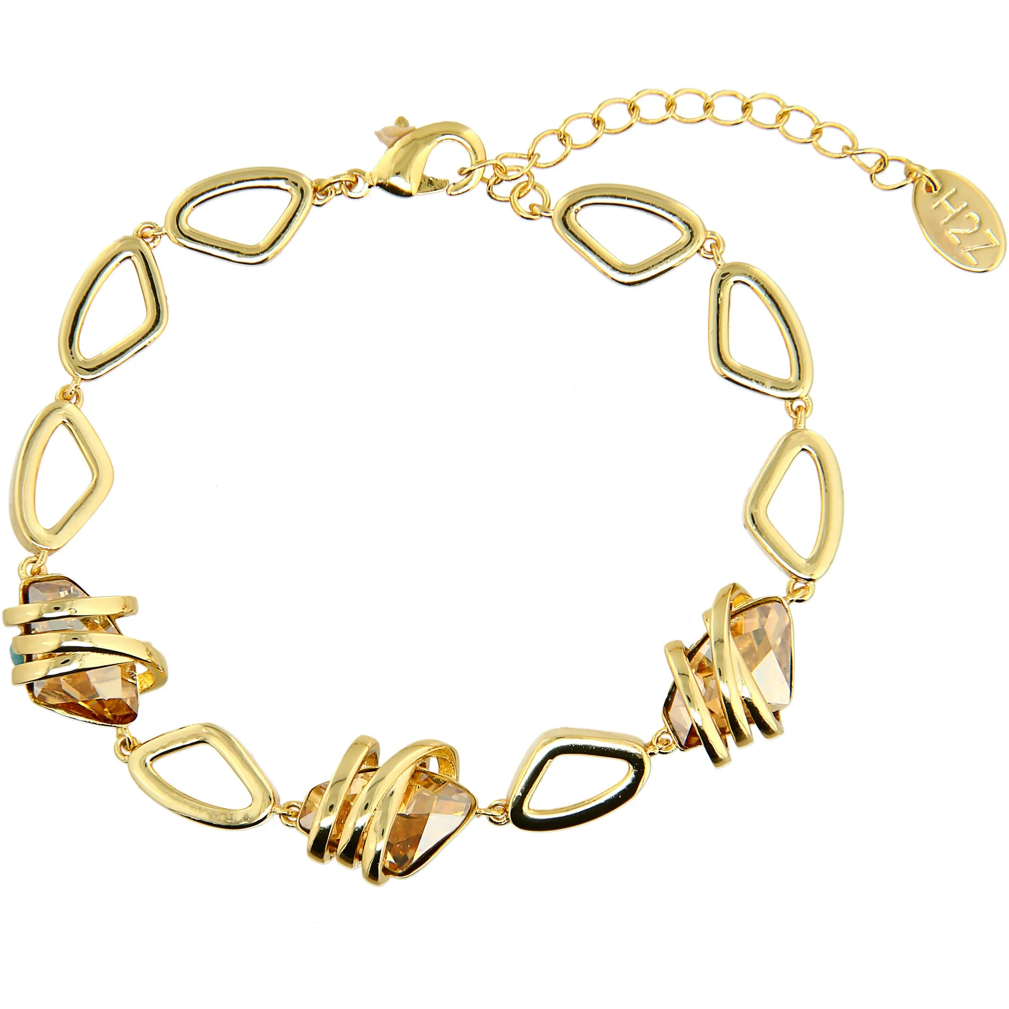 Galactic Rhodium Austrian Element Bracelet