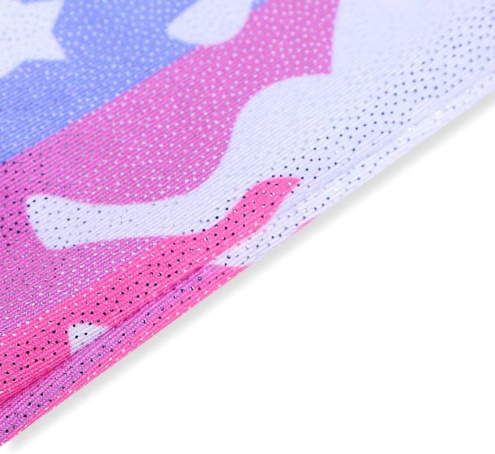 HOZIY Gymnastics Leotards for Girls Unicorn Pink Purple Sparkly Dancewear Activewear Quick Dry