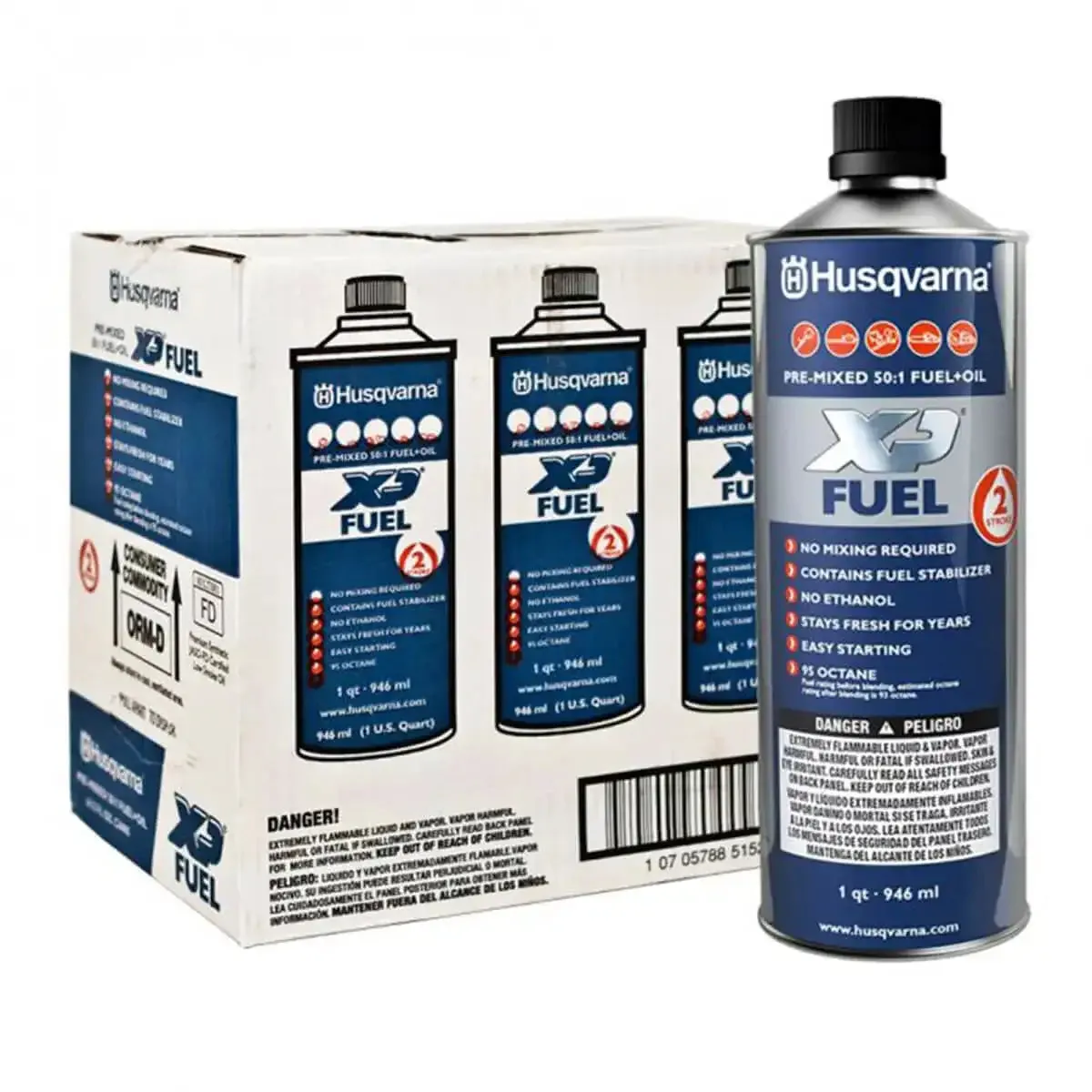 Husqvarna XP  Pre-Mixed 2 Cycle Fuel 50:1, 6 Pack
