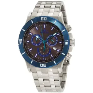 Invicta Men's 10469 Specialty Classic Chronograph Steel Grey Dial Stainless Steel Watch