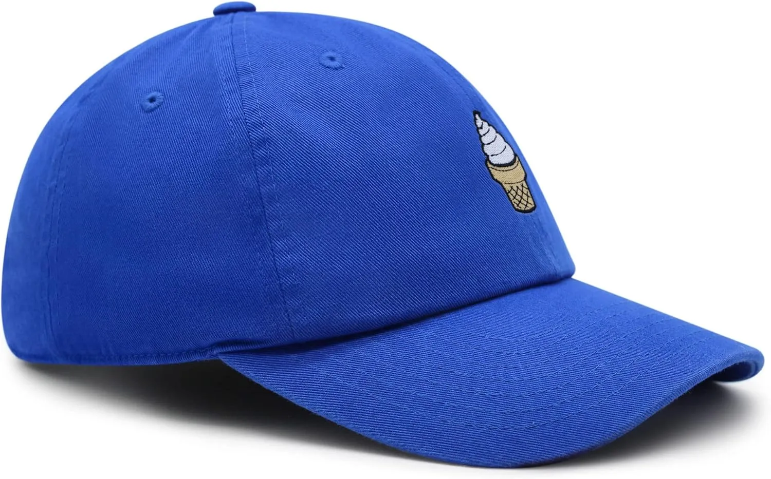 JPAK Ice Cream Cone Premium Dad Hat Embroidered Cotton Baseball Cap Foodie