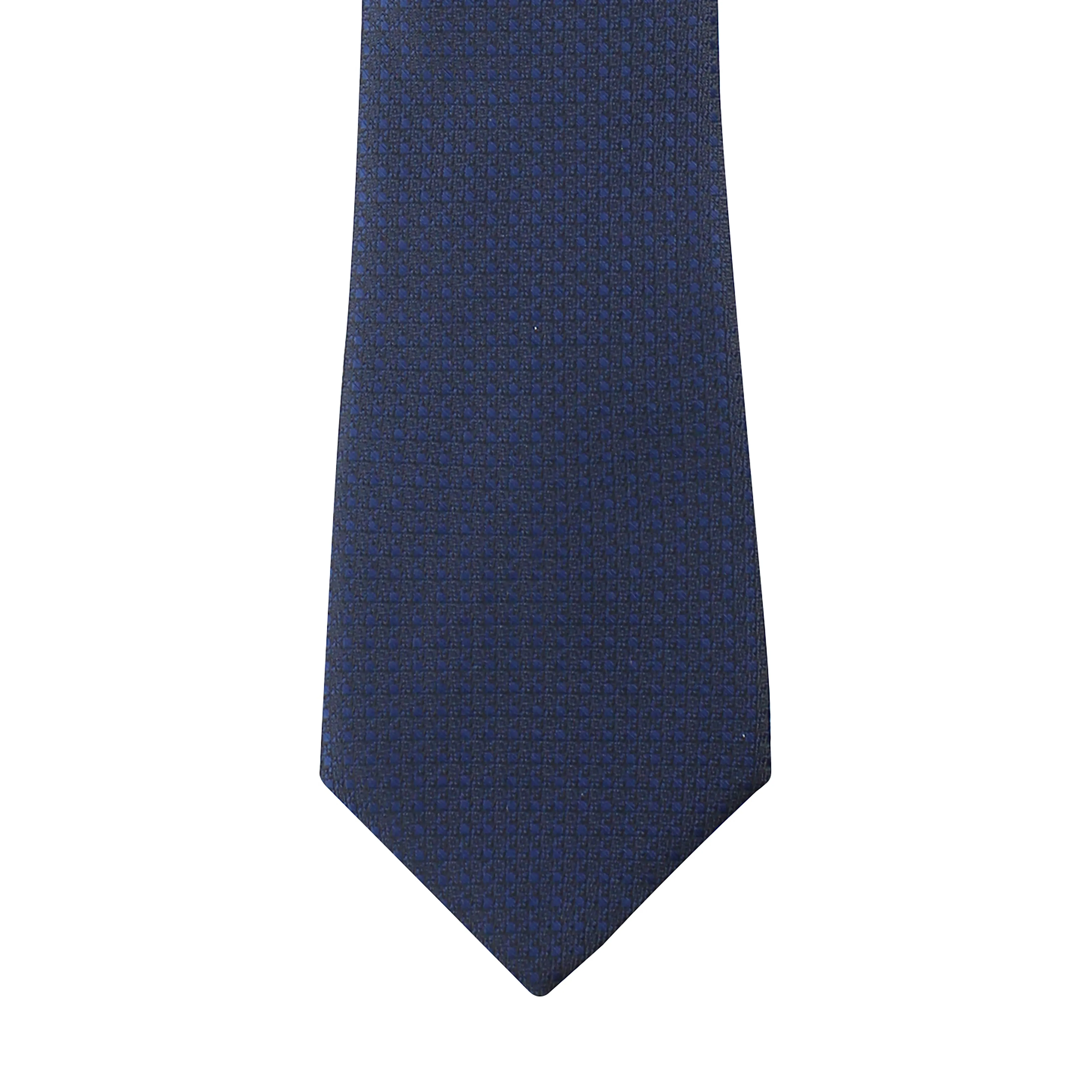 Kovove Pleasing Blue Polka Dot Neck Tie For Men