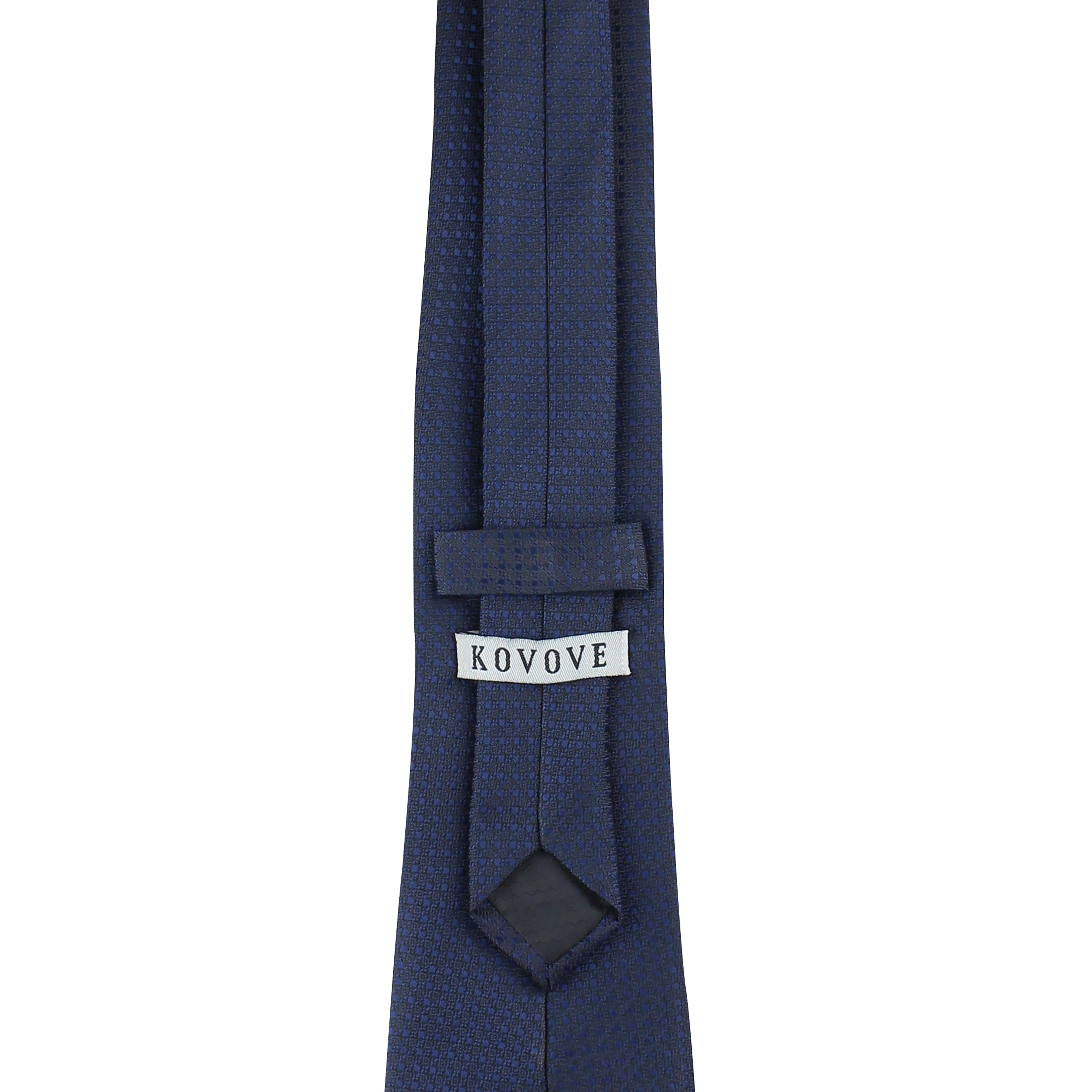Kovove Pleasing Blue Polka Dot Neck Tie For Men