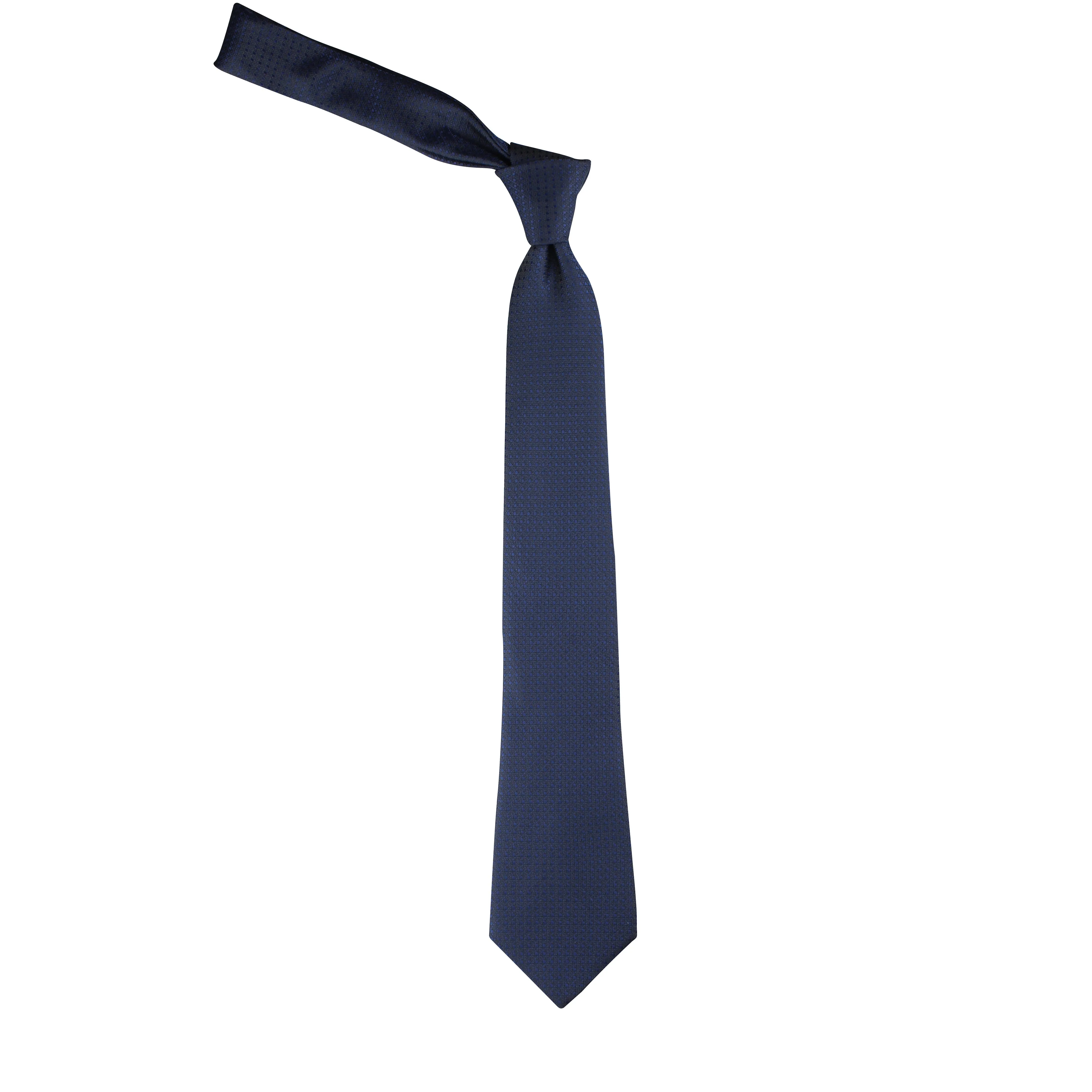 Kovove Pleasing Blue Polka Dot Neck Tie For Men