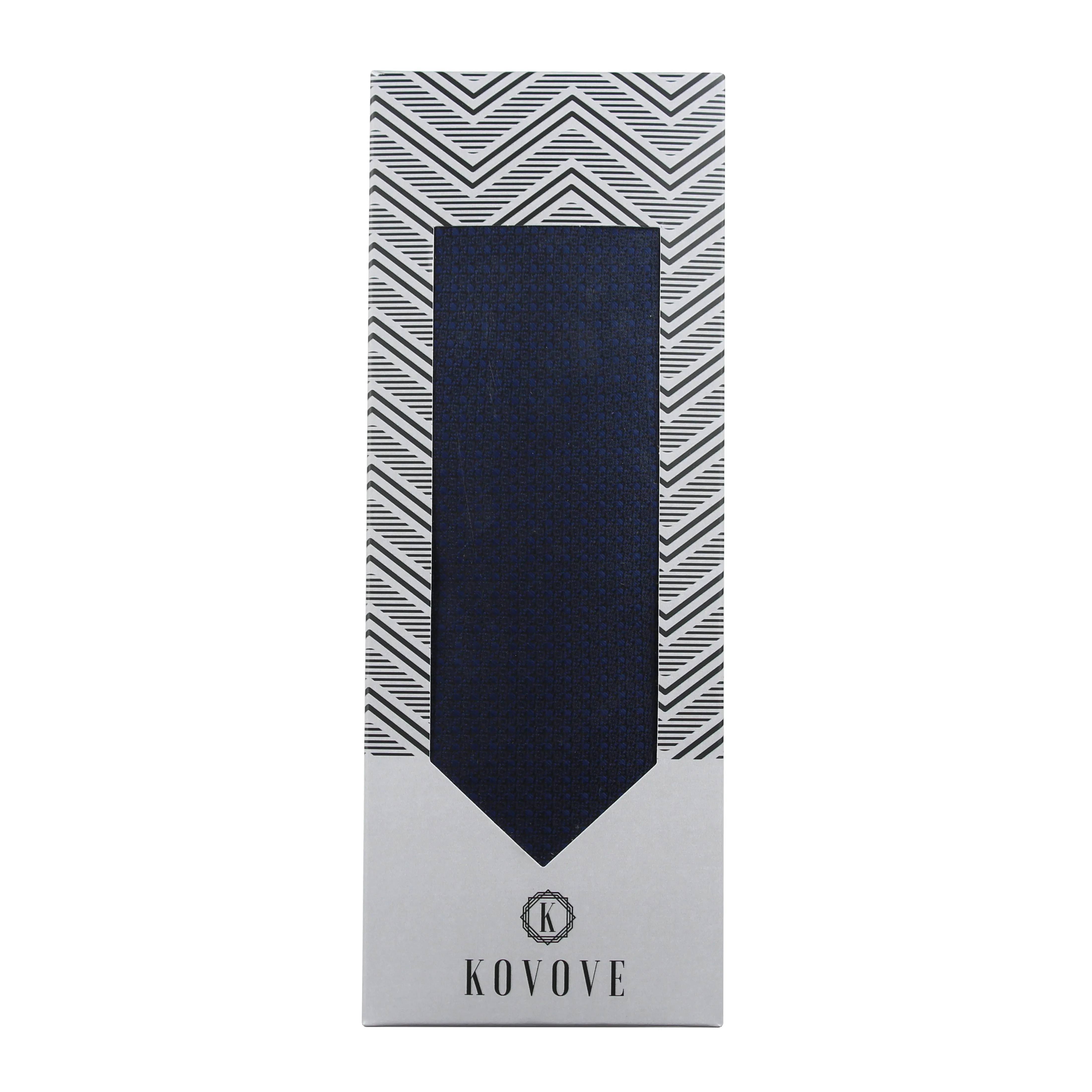 Kovove Pleasing Blue Polka Dot Neck Tie For Men