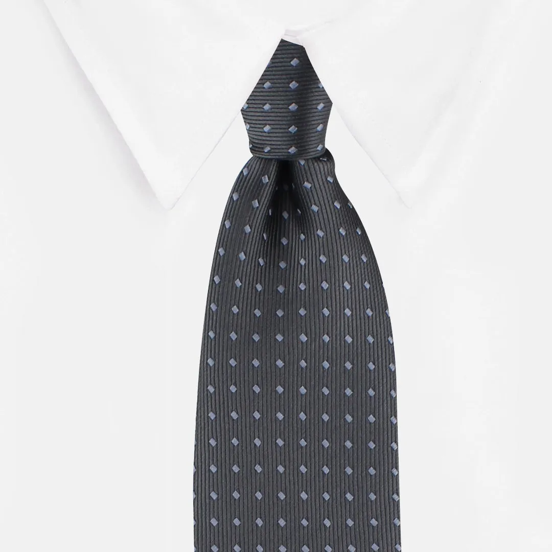Kovove The Intellect Dash Abstract  Black Necktie For Men