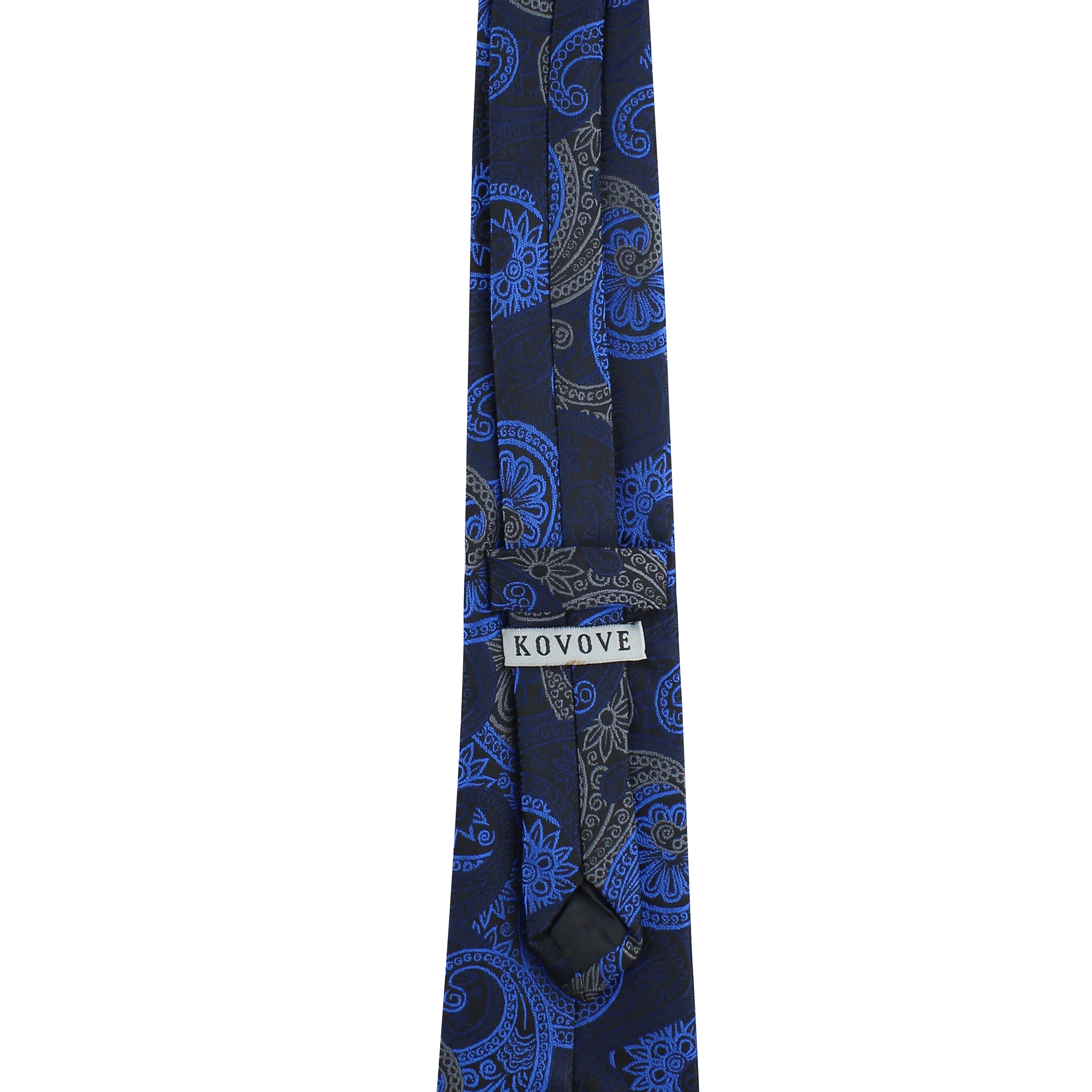 Kovove The Paisley Fever Blue Necktie For Men
