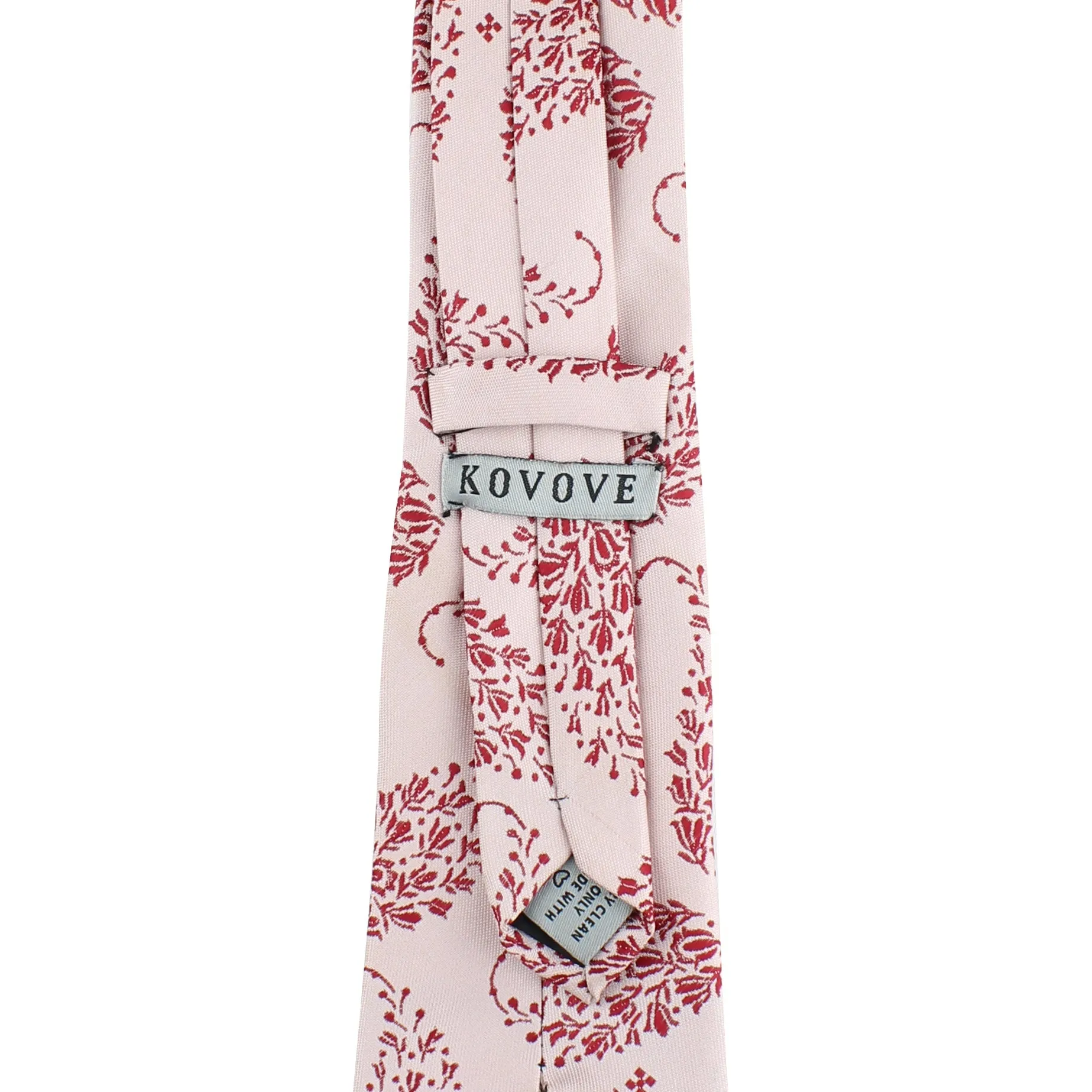 Kovove The Twining Paisley Pink Necktie For Men