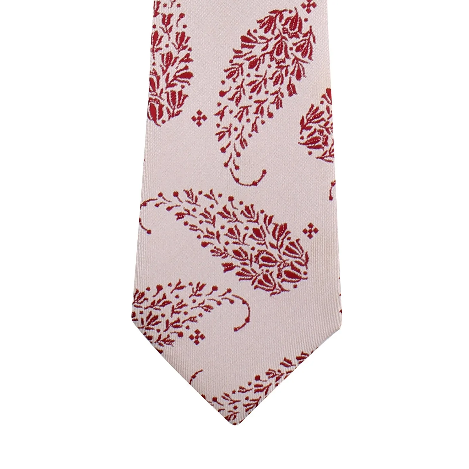 Kovove The Twining Paisley Pink Necktie For Men