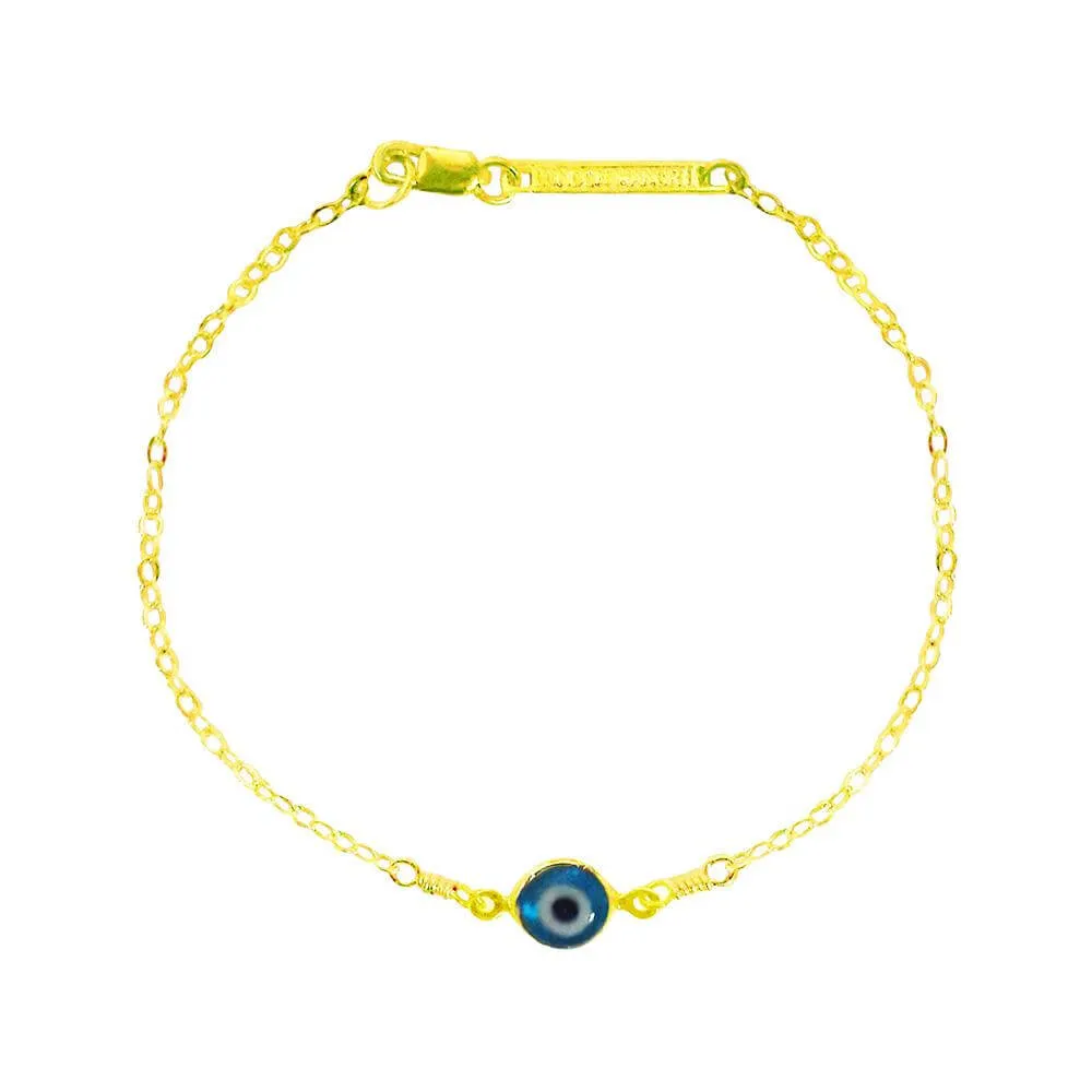Light Blue Evil Eye Bracelet