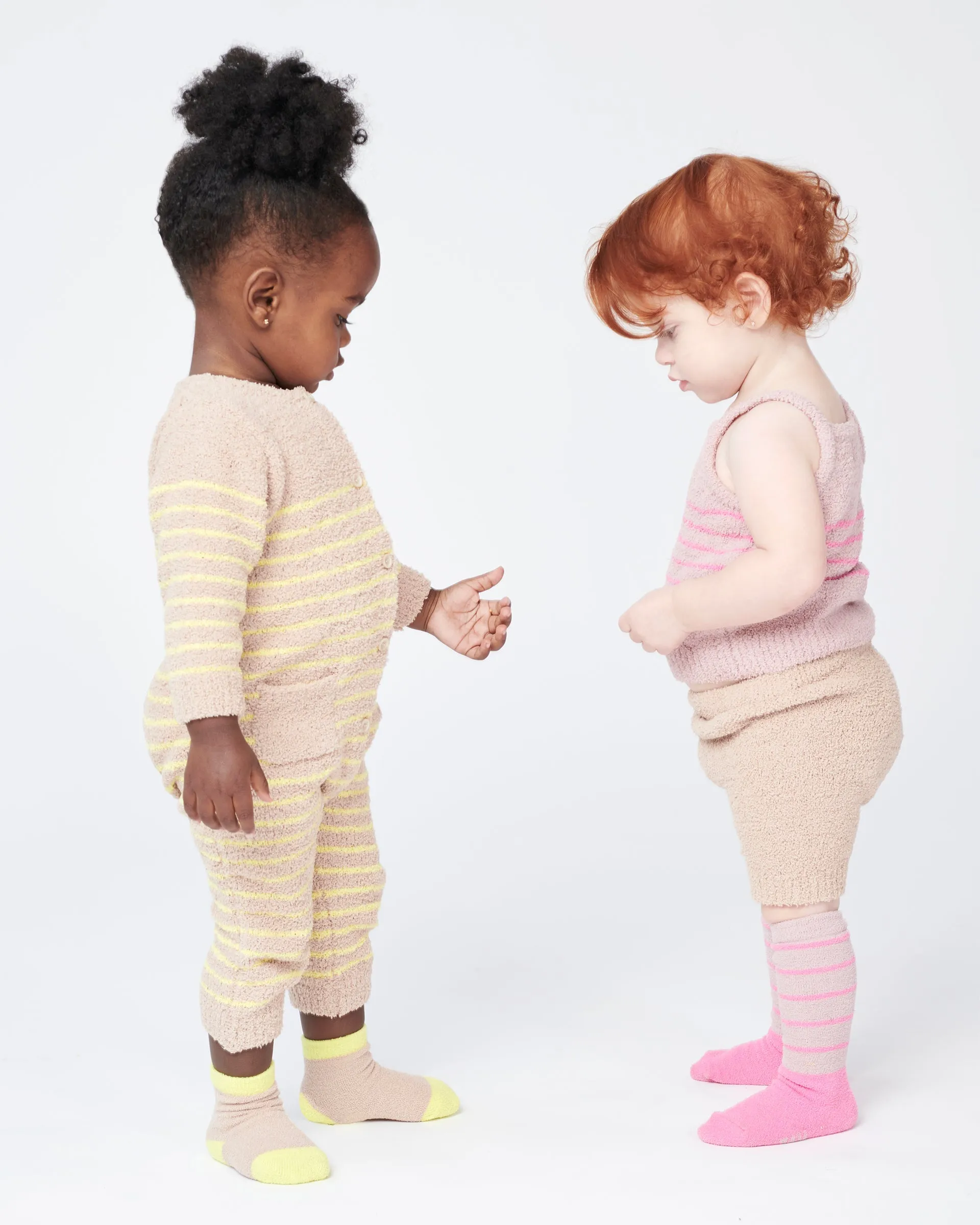 Longs Striped Socks - Fuzzy