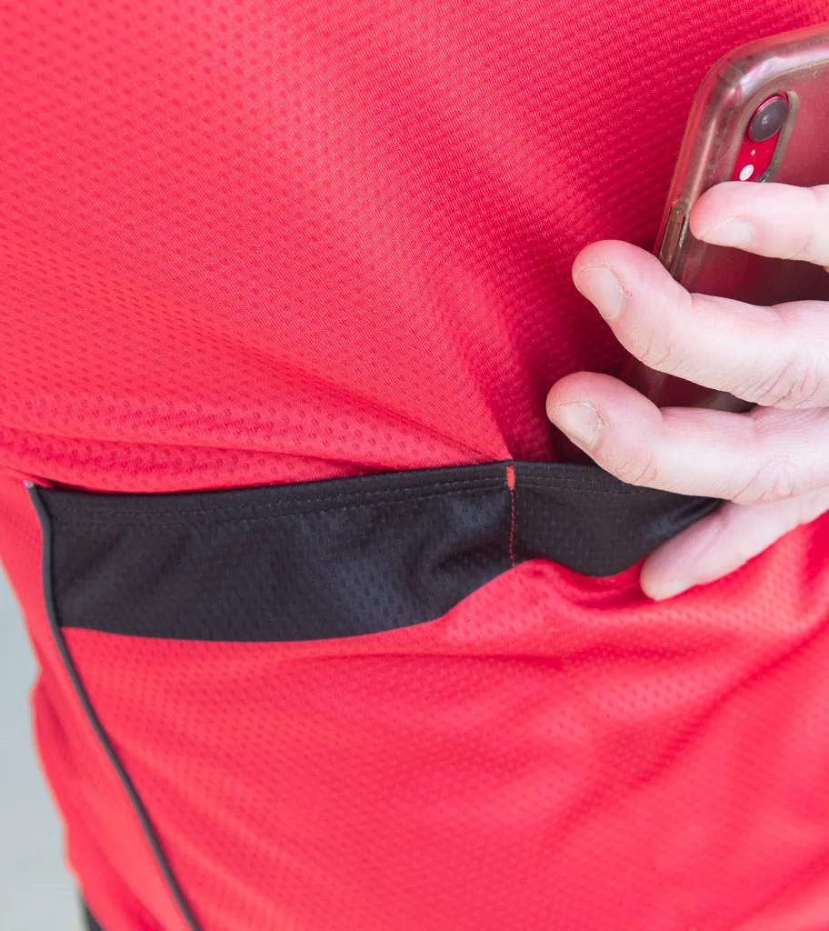 Men's Axis Club Short Sleeve Jersey - Momentum Red