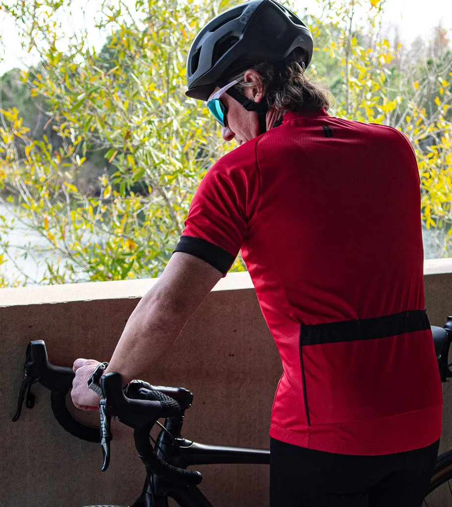 Men's Axis Club Short Sleeve Jersey - Momentum Red