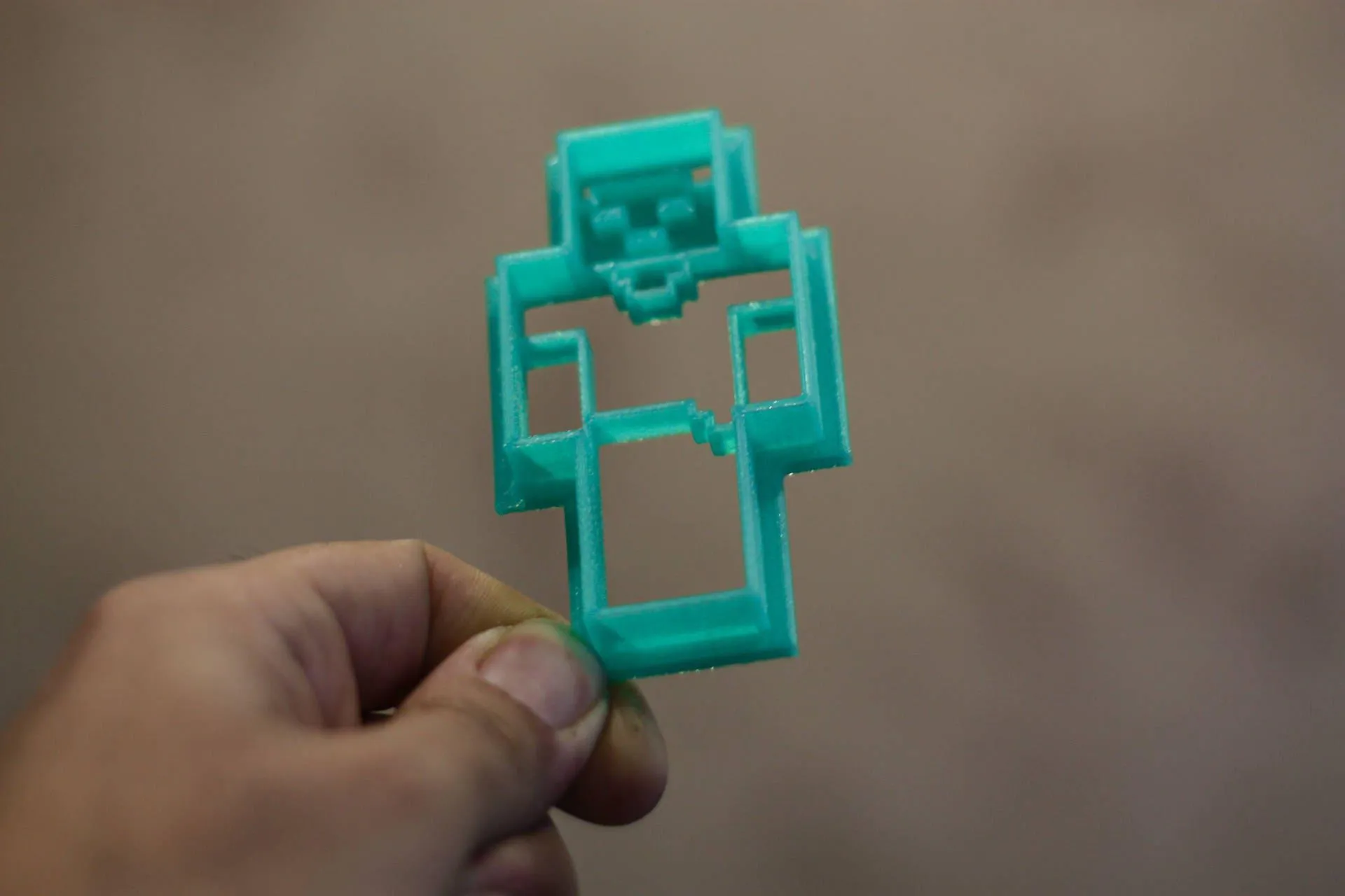 Minecraft Steve Cookie Cutter |  biscuit cutters | party cookie cutter | shape cookie cutter | 3d cookie cutters | cookie shapes