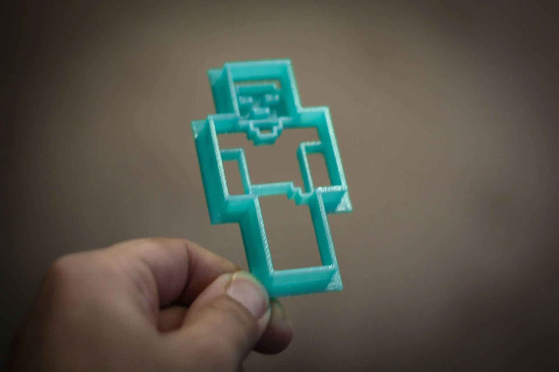 Minecraft Steve Cookie Cutter |  biscuit cutters | party cookie cutter | shape cookie cutter | 3d cookie cutters | cookie shapes