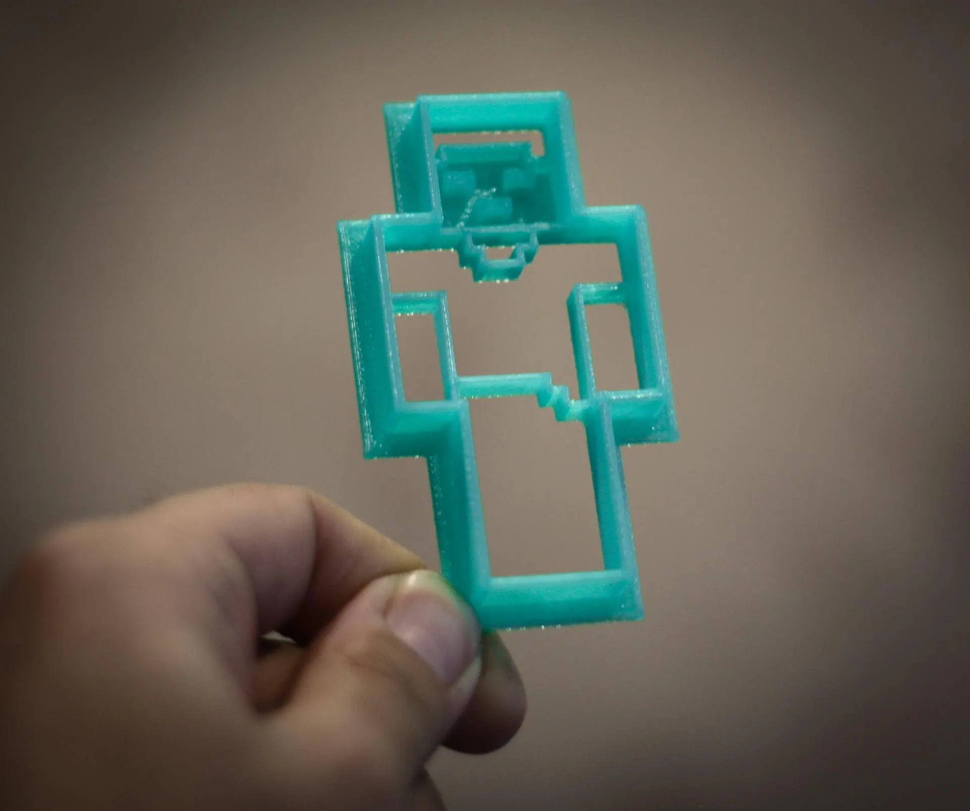Minecraft Steve Cookie Cutter |  biscuit cutters | party cookie cutter | shape cookie cutter | 3d cookie cutters | cookie shapes