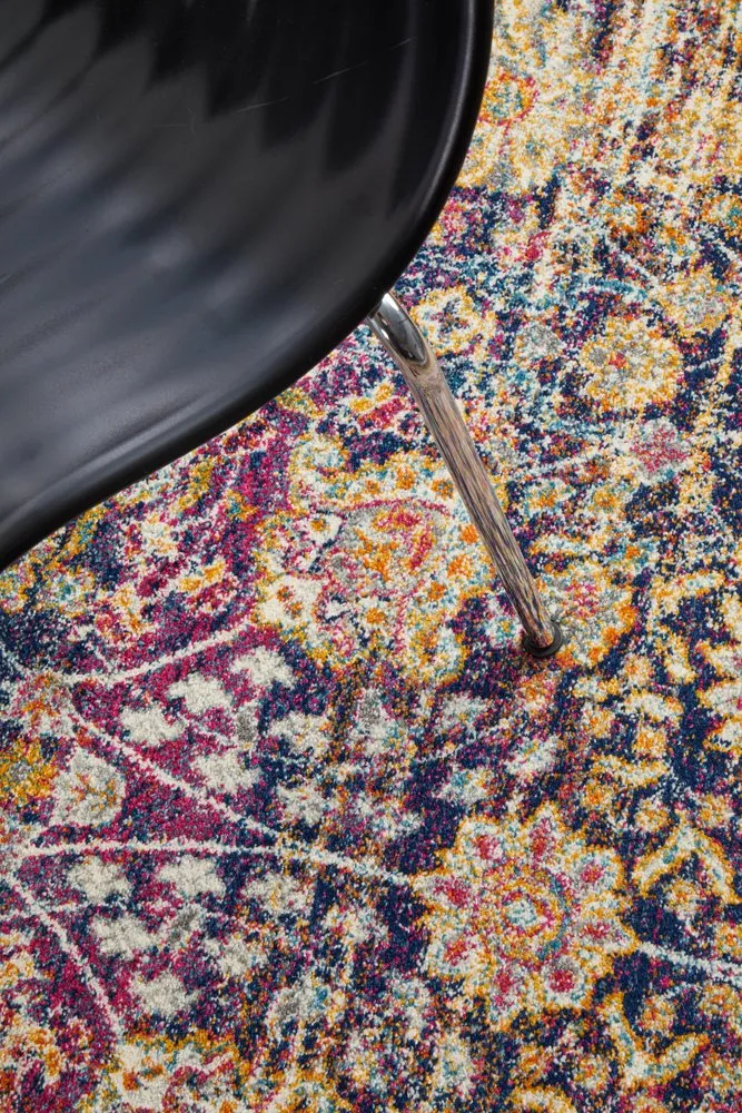Mirage 360 Round Rug (Multi) by Rug Culture