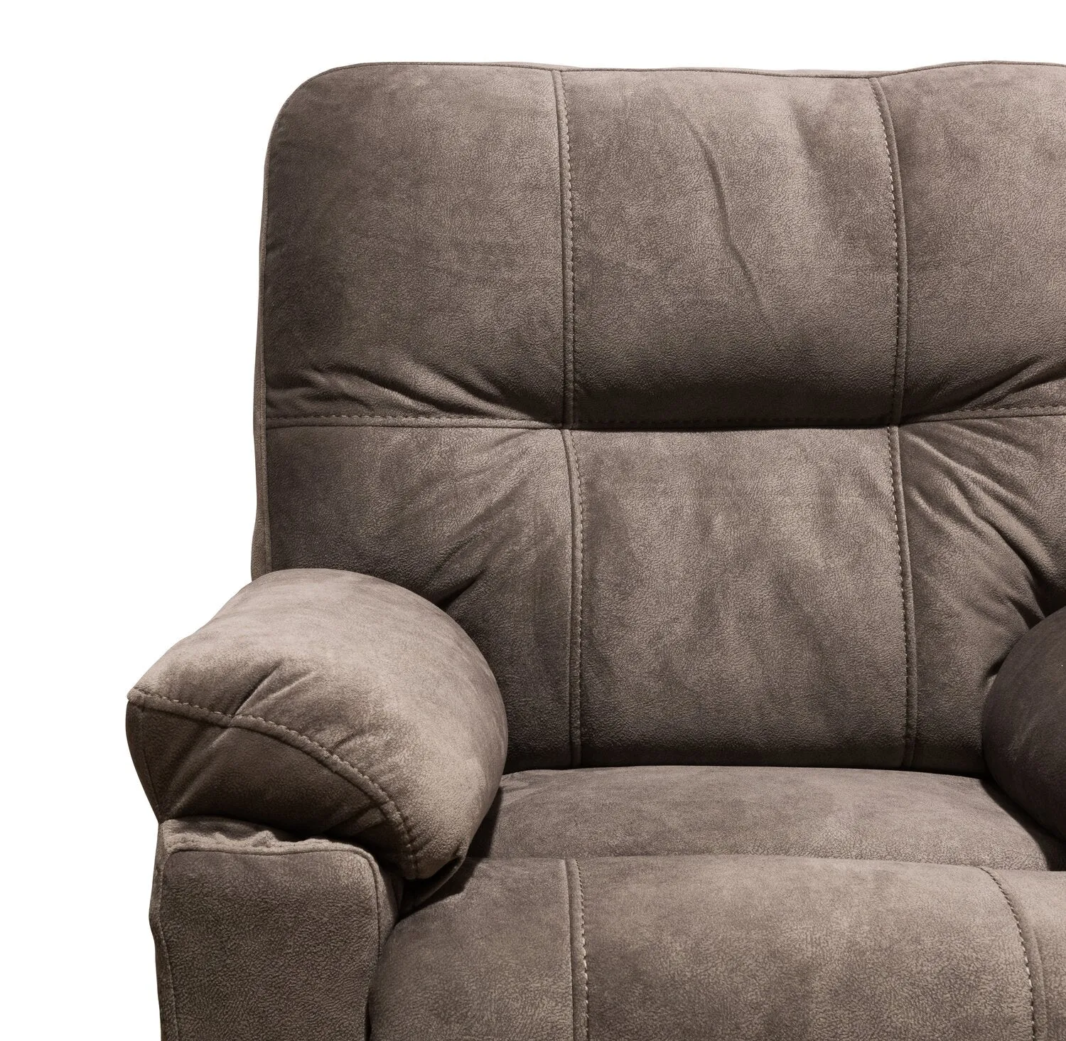 Muncey Polyester Power Recliner - Latte