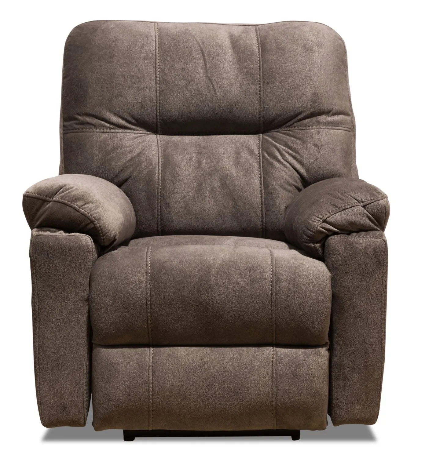 Muncey Polyester Power Recliner - Latte